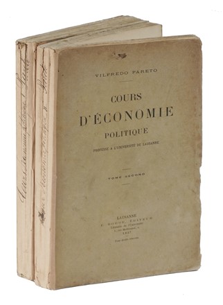  Pareto Vilfredo : Cours d'�conomie politique prof�ss� � l'Universit� de Lausanne. Tome premier (-second). Economia, Sociologia, Sociologia, Antropologia, Economia, Sociologia, Economia, Sociologia, Economia, Sociologia, Economia, Sociologia  - Auction Books, autographs and manuscripts - Libreria Antiquaria Gonnelli - Casa d'Aste - Gonnelli Casa d'Aste