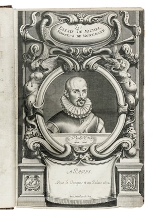  Montaigne Michel Eyquem (de) : Les Essais [...]. Nouvelle edition exactement purgée des defauts des precedentes...  - Asta Libri, autografi e manoscritti - Libreria Antiquaria Gonnelli - Casa d'Aste - Gonnelli Casa d'Aste