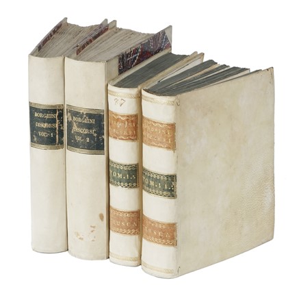  Borghini Vincenzo : Discorsi [...]. Al serenissimo Francesco Medici gran duca di Toscana. Parte prima (-seconda). Recati à luce da' deputati per suo testamento.  - Asta Libri, autografi e manoscritti - Libreria Antiquaria Gonnelli - Casa d'Aste - Gonnelli Casa d'Aste