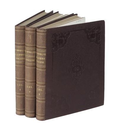  Passerini Luigi : Sommario storico delle famiglie celebri toscane... Araldica, Storia, Diritto e Politica  Francesco Galvani  - Auction Books, autographs and manuscripts - Libreria Antiquaria Gonnelli - Casa d'Aste - Gonnelli Casa d'Aste