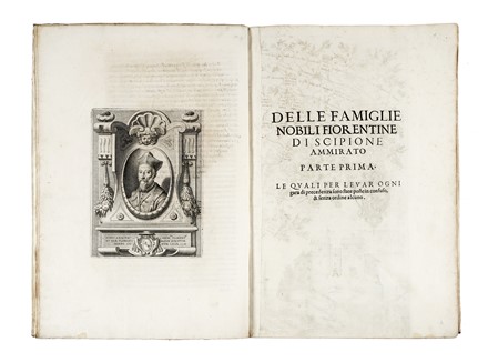  Ammirato Scipione : Delle famiglie nobili fiorentine... Storia locale, Letteratura italiana, Genealogia, Storia, Diritto e Politica, Letteratura, Storia, Diritto e Politica  - Auction Books, autographs and manuscripts - Libreria Antiquaria Gonnelli - Casa d'Aste - Gonnelli Casa d'Aste