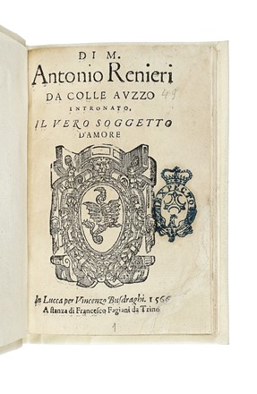  Nobili Flaminio : Trattato dell'amore humano... Filosofia  Antonio Rinieri  - Auction Books, autographs and manuscripts - Libreria Antiquaria Gonnelli - Casa d'Aste - Gonnelli Casa d'Aste