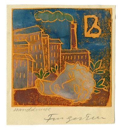  Michel Fingesten  (Buczkowitz, 1883 - Cerisano, 1943) : Lotto composto di 2 ex libris.  - Asta Arte Antica, Moderna e Contemporanea [parte II] - Libreria Antiquaria Gonnelli - Casa d'Aste - Gonnelli Casa d'Aste