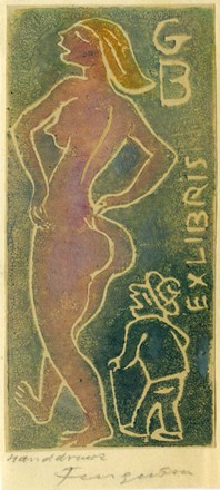  Michel Fingesten  (Buczkowitz, 1883 - Cerisano, 1943) : Lotto composto di 2 ex libris.  - Asta Arte Antica, Moderna e Contemporanea [parte II] - Libreria Antiquaria Gonnelli - Casa d'Aste - Gonnelli Casa d'Aste