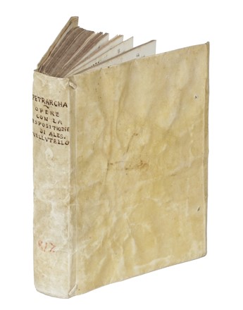  Petrarca Francesco : Le volgari opere [...] con la esposizione di Alessandro Vellutello da Lucca. Letteratura italiana, Poesia, Letteratura, Letteratura  - Auction Books, autographs and manuscripts - Libreria Antiquaria Gonnelli - Casa d'Aste - Gonnelli Casa d'Aste