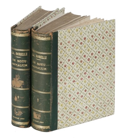  Borelli Giovanni Alfonso : De motu animalium [...] Opus posthumum. Pars prima [-altera]. Scienze naturali, Zoologia, Aeronautica, Scienze naturali, Scienze tecniche e matematiche  - Auction Books, autographs and manuscripts - Libreria Antiquaria Gonnelli - Casa d'Aste - Gonnelli Casa d'Aste