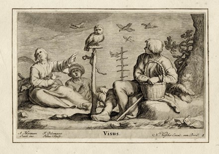  Frederick Bloemaert  (Utrecht,  - 1690) : I cinque sensi.  - Auction Arte Antica, Moderna e Contemporanea [parte I] - Libreria Antiquaria Gonnelli - Casa d'Aste - Gonnelli Casa d'Aste