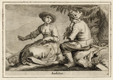  Frederick Bloemaert  (Utrecht,  - 1690) : I cinque sensi.  - Auction Arte Antica, Moderna e Contemporanea [parte I] - Libreria Antiquaria Gonnelli - Casa d'Aste - Gonnelli Casa d'Aste