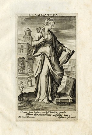  Crispijn Van de Passe de Oude  (Arnemuiden, 1564 - Utrecht, 1637) : Le sette arti liberali.  - Auction Arte Antica, Moderna e Contemporanea [parte I] - Libreria Antiquaria Gonnelli - Casa d'Aste - Gonnelli Casa d'Aste