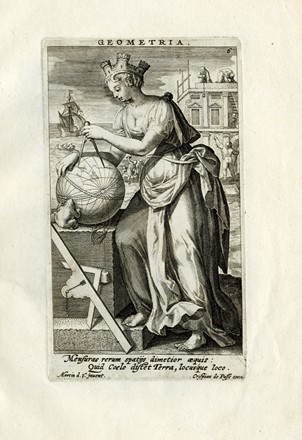  Crispijn Van de Passe de Oude  (Arnemuiden, 1564 - Utrecht, 1637) : Le sette arti liberali.  - Auction Arte Antica, Moderna e Contemporanea [parte I] - Libreria Antiquaria Gonnelli - Casa d'Aste - Gonnelli Casa d'Aste
