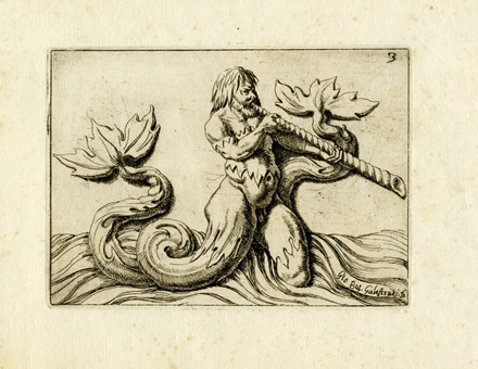  Giovanni Battista Galestruzzi  (Firenze, 1618) : Quindici tavole da Tritoni e mostri marini.  - Auction Arte Antica, Moderna e Contemporanea [parte I] - Libreria Antiquaria Gonnelli - Casa d'Aste - Gonnelli Casa d'Aste