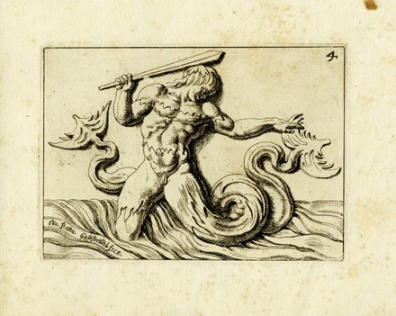  Giovanni Battista Galestruzzi  (Firenze, 1618) : Quindici tavole da Tritoni e mostri marini.  - Auction Arte Antica, Moderna e Contemporanea [parte I] - Libreria Antiquaria Gonnelli - Casa d'Aste - Gonnelli Casa d'Aste