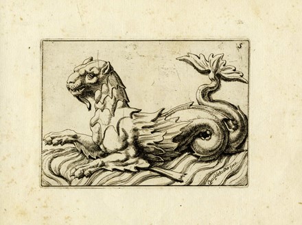  Giovanni Battista Galestruzzi  (Firenze, 1618) : Quindici tavole da Tritoni e mostri marini.  - Auction Arte Antica, Moderna e Contemporanea [parte I] - Libreria Antiquaria Gonnelli - Casa d'Aste - Gonnelli Casa d'Aste