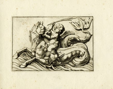  Giovanni Battista Galestruzzi  (Firenze, 1618) : Quindici tavole da Tritoni e mostri marini.  - Auction Arte Antica, Moderna e Contemporanea [parte I] - Libreria Antiquaria Gonnelli - Casa d'Aste - Gonnelli Casa d'Aste