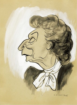  Umberto Onorato  (Lucera, 1898 - Cassino, 1967) : Lotto composto di 4 caricature a tema teatrale.  - Asta Arte Antica, Moderna e Contemporanea [parte II] - Libreria Antiquaria Gonnelli - Casa d'Aste - Gonnelli Casa d'Aste