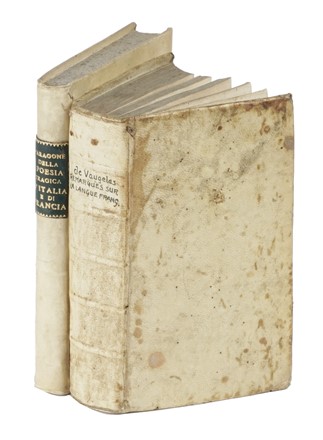  Calepio Pietro : Paragone della poesia tragica d'Italia con quella di Francia.  Claude Favre (de) Vaugelas  - Asta Libri, Autografi e Manoscritti - Libreria Antiquaria Gonnelli - Casa d'Aste - Gonnelli Casa d'Aste