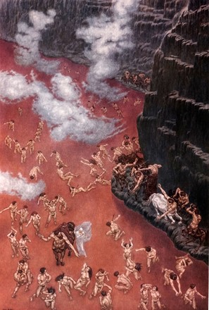  Amos Nattini  (Genova, 1892 - Parma, 1985) : La Divina Commedia - Inferno. Illustrata da Amos Nattini  Dante Alighieri  - Asta Arte Antica, Moderna e Contemporanea [parte II] - Libreria Antiquaria Gonnelli - Casa d'Aste - Gonnelli Casa d'Aste
