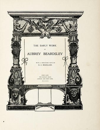  Beardsley Aubrey : Lotto di 3 opere illustrate di Aubrey Beardsley.  - Asta Libri, Autografi e Manoscritti - Libreria Antiquaria Gonnelli - Casa d'Aste - Gonnelli Casa d'Aste