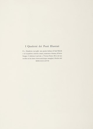  Bulich Saul : Parabole.  Paolo Stoppa, Domenico Cavalca  - Asta Libri, Autografi e Manoscritti - Libreria Antiquaria Gonnelli - Casa d'Aste - Gonnelli Casa d'Aste