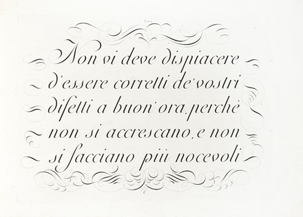  Sella Antonio : [Corso di calligrafia].  Giacomo Bonanni  - Asta Libri, Autografi e Manoscritti - Libreria Antiquaria Gonnelli - Casa d'Aste - Gonnelli Casa d'Aste