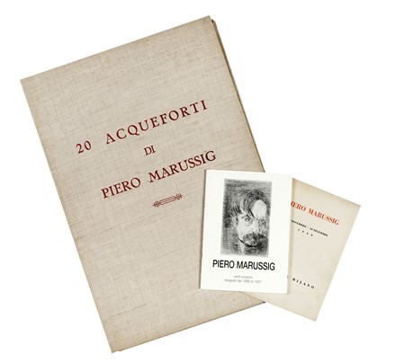  Piero Marussig  (Trieste, 1879 - Pavia, 1937) : Venti acqueforti di Piero Marussig.  - Asta Arte Antica, Moderna e Contemporanea [parte II] - Libreria Antiquaria Gonnelli - Casa d'Aste - Gonnelli Casa d'Aste