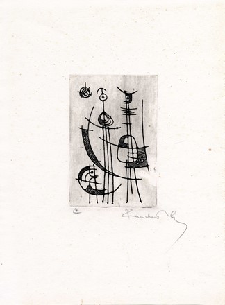  Vasilij Vasil'evic Kandinskij  (Mosca, 1866 - Neuilly-sur-Seine, 1944) : Senza titolo.  - Auction Arte Antica, Moderna e Contemporanea [parte II] - Libreria Antiquaria Gonnelli - Casa d'Aste - Gonnelli Casa d'Aste