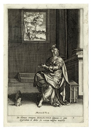  Philippe Thomassin  (Troyes, 1562 - Roma, 1622) : Grammatica / Aritmetica / Astrologia / Geometria / Retorica / Dialettica.  - Auction Arte Antica, Moderna e Contemporanea [parte I] - Libreria Antiquaria Gonnelli - Casa d'Aste - Gonnelli Casa d'Aste