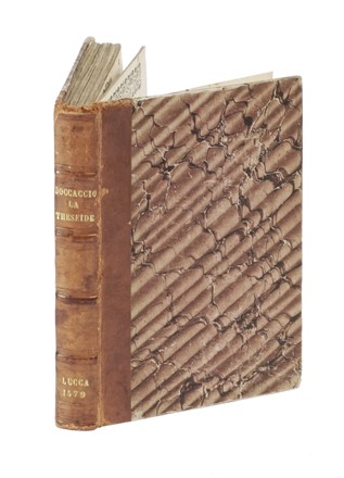  Boccaccio Giovanni : La Theseide [...] Innamoramento piaceuole, & honesto di due giouani thebani.  - Asta Libri, Autografi e Manoscritti - Libreria Antiquaria Gonnelli - Casa d'Aste - Gonnelli Casa d'Aste