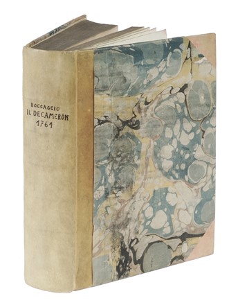  Boccaccio Giovanni : Il Decameron [...] tratto dall'ottimo testo scritto da Fran.co d'Amaretto Mannelli sull'originale dell'Autore.  Amaretto Mannelli  - Asta Libri, Autografi e Manoscritti - Libreria Antiquaria Gonnelli - Casa d'Aste - Gonnelli Casa d'Aste