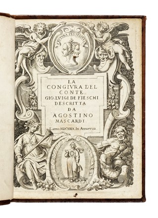  Mascardi Agostino : La congiura del conte Gio. Luigi de Fieschi...  - Asta Libri, Autografi e Manoscritti - Libreria Antiquaria Gonnelli - Casa d'Aste - Gonnelli Casa d'Aste