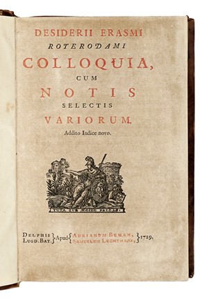  Erasmus Roterodamus : Colloquia...  - Asta Libri, Autografi e Manoscritti - Libreria Antiquaria Gonnelli - Casa d'Aste - Gonnelli Casa d'Aste