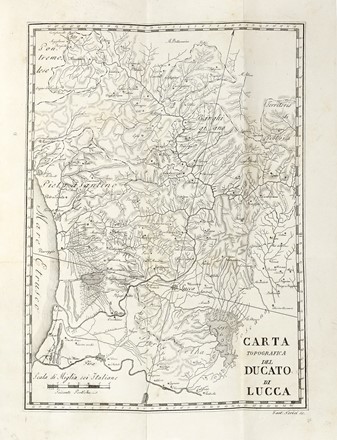  Trenta Tommaso : Guida del forestiere per la città e il contado di Lucca.  - Asta Libri, Autografi e Manoscritti - Libreria Antiquaria Gonnelli - Casa d'Aste - Gonnelli Casa d'Aste