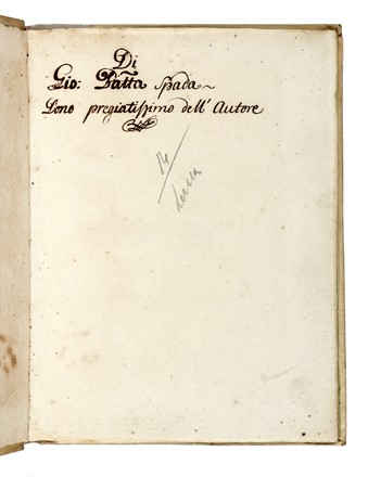  Narducci Tommaso : La quantità del moto, o sia La forza dell'acque correnti, dimostrata ne' diversi stati, e supposti delle medesime...  - Asta Libri, Autografi e Manoscritti - Libreria Antiquaria Gonnelli - Casa d'Aste - Gonnelli Casa d'Aste