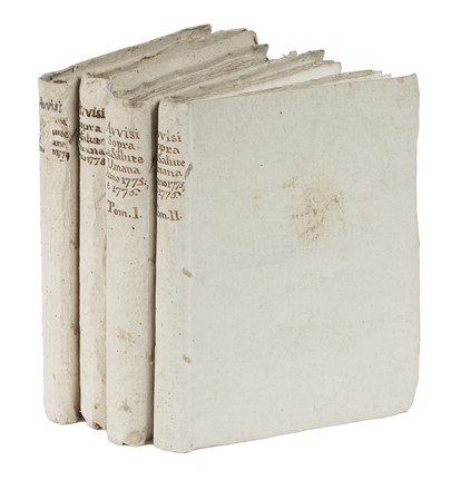 Avvisi sopra la salute umana.  - Asta Libri, Autografi e Manoscritti - Libreria Antiquaria Gonnelli - Casa d'Aste - Gonnelli Casa d'Aste