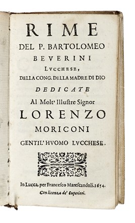  Granucci Niccolò : La piacevol notte, et lieto giorno, opera morale...  Bartolomeo Beverini, Domenico Bartoli  - Asta Libri, Autografi e Manoscritti - Libreria Antiquaria Gonnelli - Casa d'Aste - Gonnelli Casa d'Aste