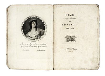  Bandettini Teresa : La Teseide. Poema [...] Tomo 1 [-2]. Letteratura italiana, Letteratura  Amarilli Etrusca [pseud. di Bandettini Teresa]  - Auction Books, autographs and manuscripts - Libreria Antiquaria Gonnelli - Casa d'Aste - Gonnelli Casa d'Aste