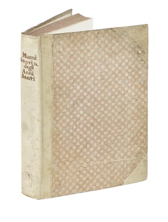  Manni Domenico Maria : Istoria degli Anni Santi dal loro principio fino al presente del MDCCL...  - Asta Libri, autografi e manoscritti - Libreria Antiquaria Gonnelli - Casa d'Aste - Gonnelli Casa d'Aste