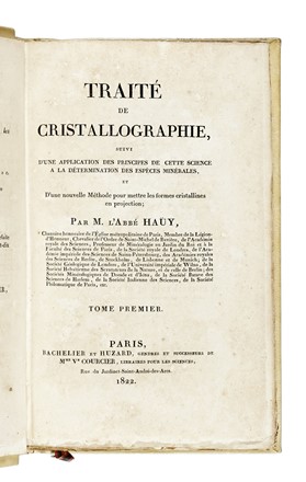  Haüy René-Just : Traité de minéralogie.  - Asta Libri, autografi e manoscritti - Libreria Antiquaria Gonnelli - Casa d'Aste - Gonnelli Casa d'Aste