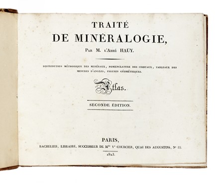  Haüy René-Just : Traité de minéralogie.  - Asta Libri, autografi e manoscritti - Libreria Antiquaria Gonnelli - Casa d'Aste - Gonnelli Casa d'Aste