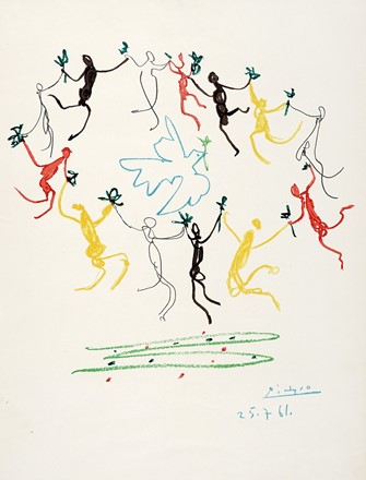  Pablo Picasso  (Malaga, 1881 - Mougins, 1973) [post] : Lotto composto di 2 manifesti.  Henri Matisse  (Le Cateau-Cambrsis, 1869 - Nizza, 1954)  - Asta Arte Antica, Moderna e Contemporanea - Libreria Antiquaria Gonnelli - Casa d'Aste - Gonnelli Casa d'Aste