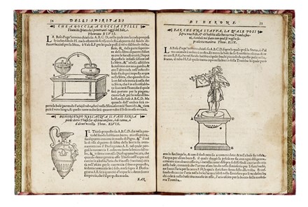  Hero (Alexandrinus) : Gli artifitiosi et curiosi moti spiritali...  Giovanni Battista Aleotti  - Asta Libri, autografi e manoscritti - Libreria Antiquaria Gonnelli - Casa d'Aste - Gonnelli Casa d'Aste