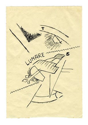  Autori vari : Lotto composto di 3 disegni futuristi.  - Asta Arte Antica, Moderna e Contemporanea - Libreria Antiquaria Gonnelli - Casa d'Aste - Gonnelli Casa d'Aste