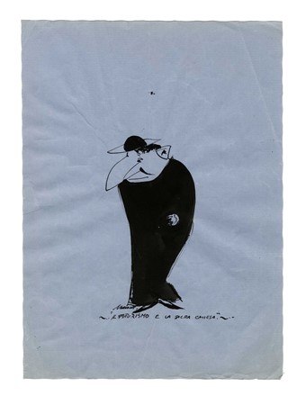  Autori vari : Lotto composto di 5 disegni.  Nerino Nannetti (Neri)  (Firenze, 1889 - 1982), Bruno Munari  (Milano, 1907 - 1998)  - Asta Arte Antica, Moderna e Contemporanea - Libreria Antiquaria Gonnelli - Casa d'Aste - Gonnelli Casa d'Aste