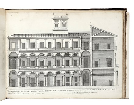  Pietro Ferrerio  (Roma,  - 1654) : PALAZZI DI ROMA DE PIV.CELEBRI/ARCHITETTI DISSEGNATI DA PIETRO/FERRERIO PITTORE ET ARCHITETT.  - Asta Arte Antica, Moderna e Contemporanea - Libreria Antiquaria Gonnelli - Casa d'Aste - Gonnelli Casa d'Aste