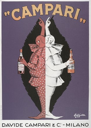  Incisione, Arte : Lotto composto di 2 manifesti.  Fortunato Depero  (Fondo, 1892 - Rovereto, 1960), Leonetto Cappiello  (Livorno, 1875 - Cannes, 1942)  - Auction Ancient, Modern and Contemporary Art - Libreria Antiquaria Gonnelli - Casa d'Aste - Gonnelli Casa d'Aste