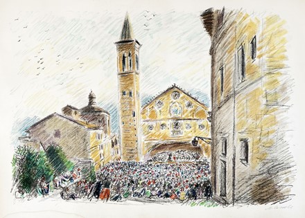  Autori vari : Lotto composto di 9 incisioni.  Marino Marini  (Pistoia, 1901 - Viareggio, 1980), Michele Cascella  (Ortona, 1892 - Milano, 1989), Andr� Derain  (Chatou, 1880 - Garches, 1954), Th�ophile Alexandre Steinlen  (Losanna, 1859 - Parigi, 1923)  - Asta Arte Antica, Moderna e Contemporanea - Libreria Antiquaria Gonnelli - Casa d'Aste - Gonnelli Casa d'Aste