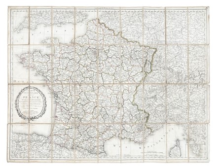  Charles-Fran�ois Delamarche  (1740 - 1817) : Carte de la Republique Cisalpine suivant le trait&egrave; conclu entre la R&egrave;publique Franc?aise et l'empereur: divis&egrave;e en 20 d&egrave;partemens: avec la R&egrave;publique Ligurienne et toutes les parties adjacentes, depuis le fronti&egrave;res de la R&egrave;p. Franc. ...  - Asta Arte Antica, Moderna e Contemporanea - Libreria Antiquaria Gonnelli - Casa d'Aste - Gonnelli Casa d'Aste