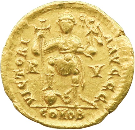 Imperatore Valentiniano III.  - Auction Dalla collezione di Tammaro De Marinis (ed eredi). Monete e medaglie. - Libreria Antiquaria Gonnelli - Casa d'Aste - Gonnelli Casa d'Aste