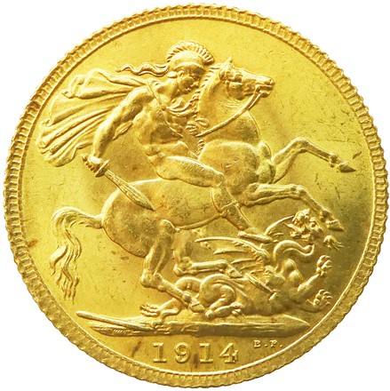 Lotto composto di 6 sterline in oro.  - Asta Dalla collezione di Tammaro De Marinis (ed eredi). Oggettistica di pregio e lifestyle. - Libreria Antiquaria Gonnelli - Casa d'Aste - Gonnelli Casa d'Aste