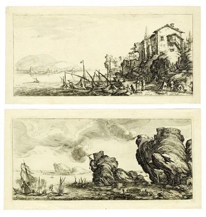  Jacques Callot  (Nancy, 1592 - 1635) : Diverse vedute designate in Fiorenza / Per  [..]